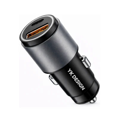 YK Design YK-OT704 55W Oto Başlık | 1xUSB 1xPD Çıkış