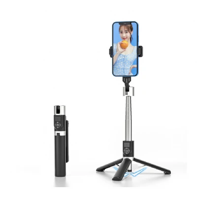 P70S Plus Bluetooth Kumandalı Selfie Çubuğu | 20 - 110cm | 3 Ton Beyaz Led Işık