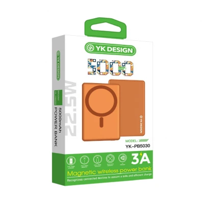 YK Design YK-PB5030 5000 Mah 22.5W 3A Magsafe Powerbank