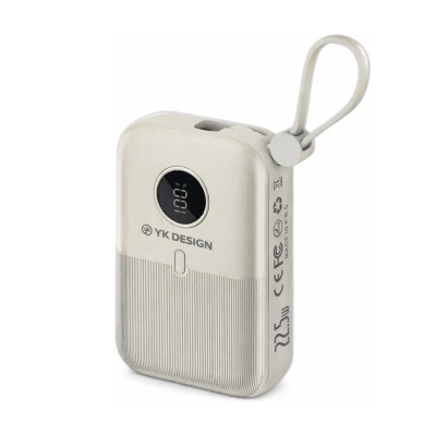 YK Design YK-PB5036 10000 mAh 22.5W Lcd Göstergeli Powerbank