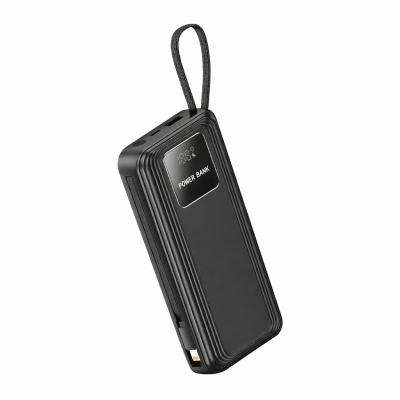 YK Design YK-PB5040 20000 mAh 22.5W Kablolu Lcd Göstergeli Powerbank