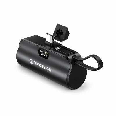 YK Design YK-PB5048 5000 Mah 22.5W 3A Standlı Powerbank