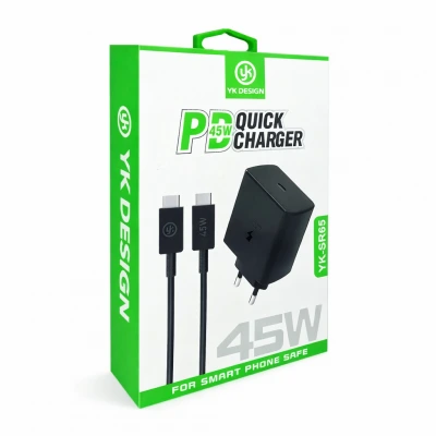 Yk Design SR65 45W Pd Type-C Şarj Aleti
