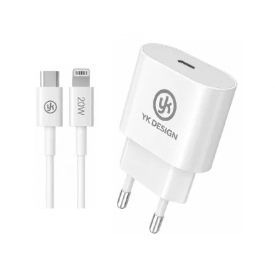 Yk Design YK71 20W Pd Lightning Şarj Aleti