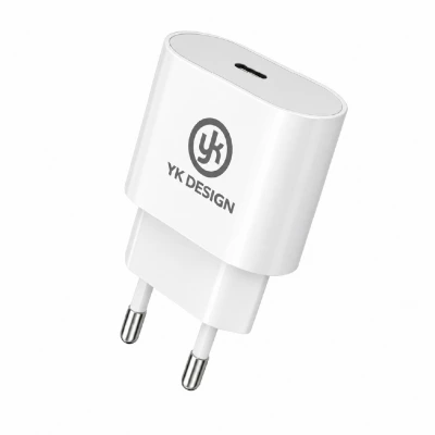 YK Design YK82 20W PD Hızlı Ev Şarj Başlığı