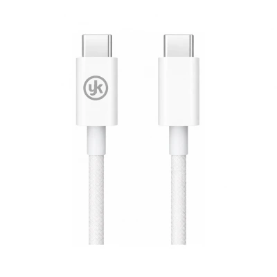 YK Design YK-K360 PD Type-C 60W Örgülü Şarj Kablosu | 2 Metre