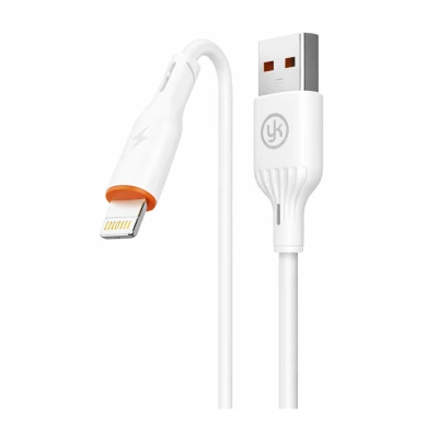 YK Design YK-K502 USB Lightning 27W Elastik Hızlı Şarj | Data Kablosu