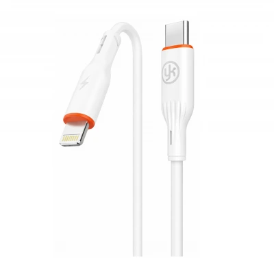 YK Design YK-K504 PD Lightning 20W Elastik Hızlı Şarj | Data Kablosu