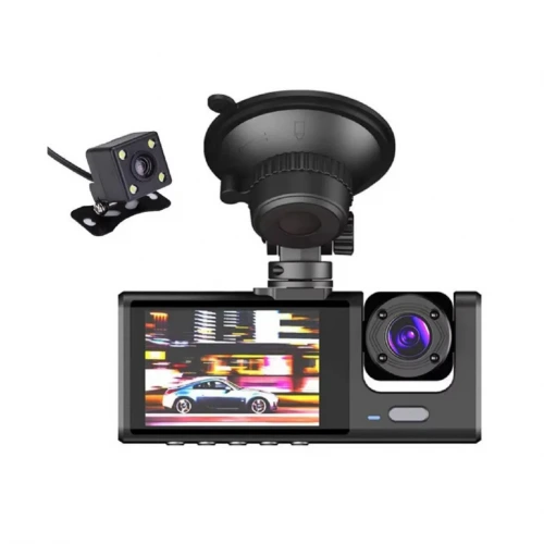 YK Design C309 Araç İçi Kamera | Full HD 1080P | 3 Kamera