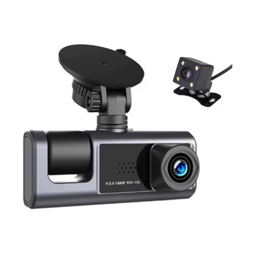 YK Design C309 Araç İçi Kamera | Full HD 1080P | 3 Kamera