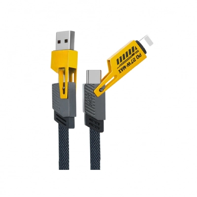 Yk Design K315 67W PD Type-C | Lightning Kablo | 4in1