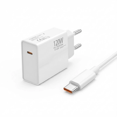 Yk Design SR63 120W Pd Type-C Şarj Aleti | Turbo Gösterge Sayacı