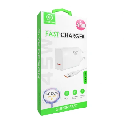 Yk Design SR91 45W Type-C Şarj Aleti | Turbo Gösterge Sayacı