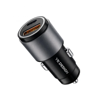 YK Design YK-OT704 55W Oto Başlık | 1xUSB 1xPD Çıkış