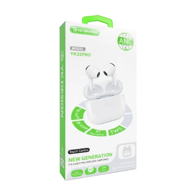 YK Design YK22 Pro Bluetooth Kulaklık | ANC | TWS