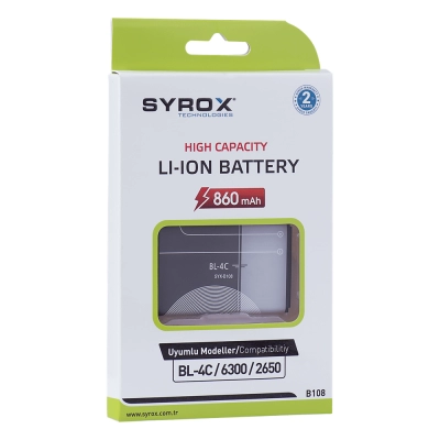 Syrox Syx-B108 4C Batarya Syrox Syx-B108 4C Batarya