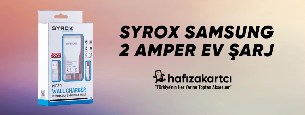 Syrox Samsung 2 Amper Ev Şarjı