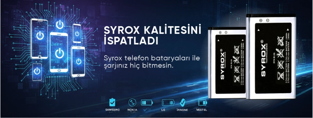 Syrox Batarya Kalitesini İspatladı
