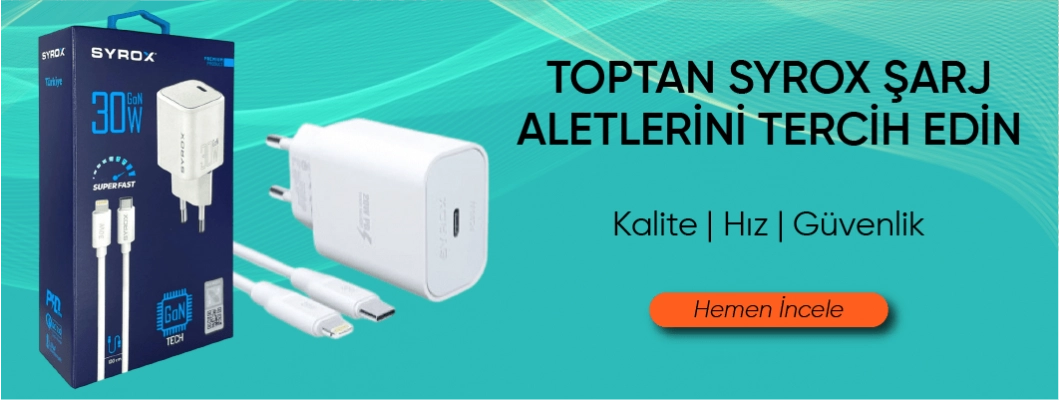 Syrox Toptan Şarj Aletlerini Tercih Edin