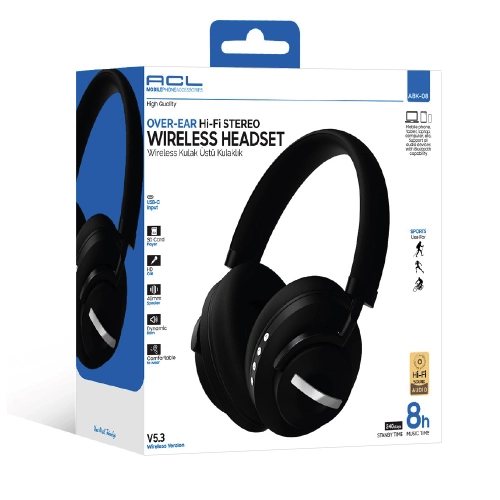 Acl Abk-08 Kulak Üstü Bluetooh Kulaklık