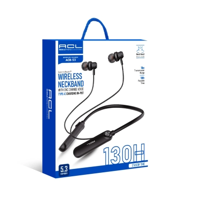 ACL Acb-53 Boyun Askılı Bluetooth Kulaklık ( 100 - 130 Saat Müzik Dinleme) ACL Acb-53 Boyun Askılı Bluetooth Kulaklık ( 100 - 130 Saat Müzik Dinleme)