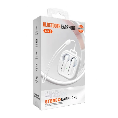 Air 3 Bluetooth Earphone Kulaklık | Askı İpi