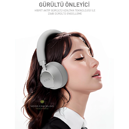 Powerway Aria Bluetooth Kulaklık | ANC | Gürültü Önleyici Powerway Aria Bluetooth Kulaklık | ANC | Gürültü Önleyici