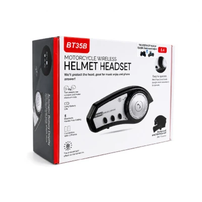 BT35B Kask Kulaklığı Intercom Sistemi | 2 Eşleşmeli