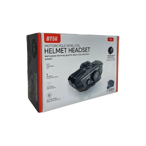 BT56 Kask Kulaklığı Intercom Sistemi | 2 Eşleşmeli BT56 Kask Kulaklığı Intercom Sistemi | 2 Eşleşmeli