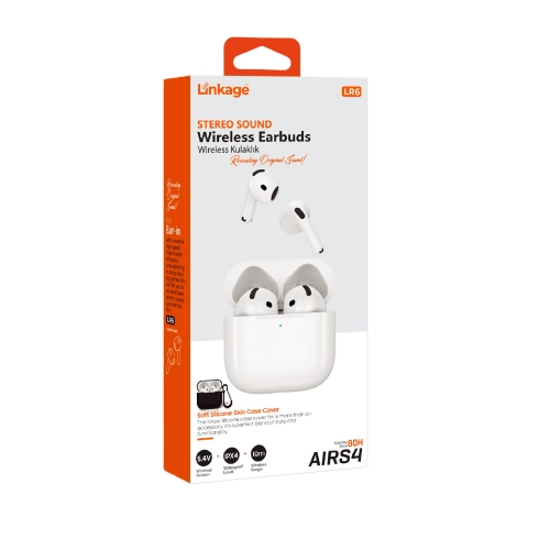 Linkage LR6 Airs4 Bluetooth Kulaklık | Kılıf Hediyeli Linkage LR6 Airs4 Bluetooth Kulaklık | Kılıf Hediyeli