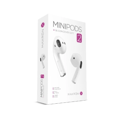 Maxron Minipods 2 Bluetooth Kulaklık (Koruma Kılıf Hediyeli) Maxron Minipods 2 Bluetooth Kulaklık (Koruma Kılıf Hediyeli)