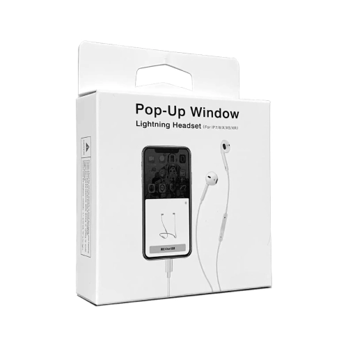 Yk Design E23 Lightning  Mikrofonlu Kulaklık | Pop Up Açan Yk Design E23 Lightning  Mikrofonlu Kulaklık | Pop Up Açan