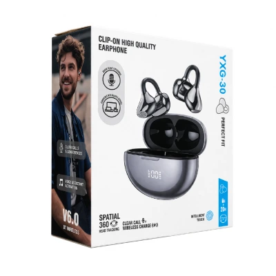YXG-30 Bluetooth Küpe Kulaklık | LCD Gösterge
