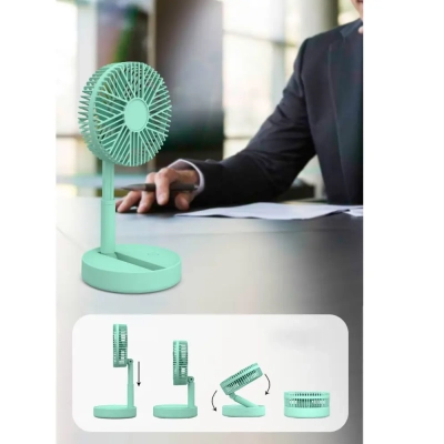 FS21 Katlanabilir Mini Şarjlı Fan | Masaüstü Standlı