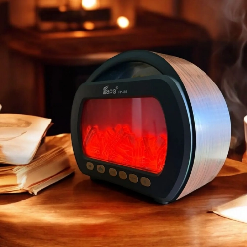 FP-535 Bluetooth Speaker | FM Radyo | El Feneri | Şömine