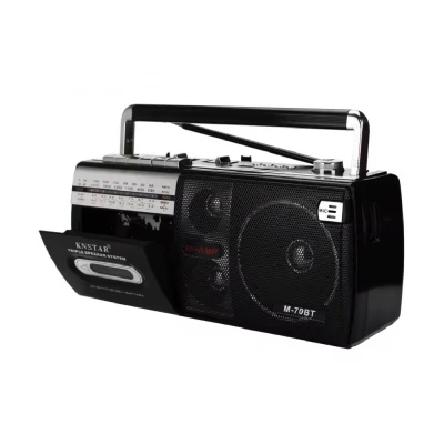 Knstar M-70BT Bluetooth HiFi Speaker | Kaset Çalar | FM-MW-SW1-SW2 Radyo