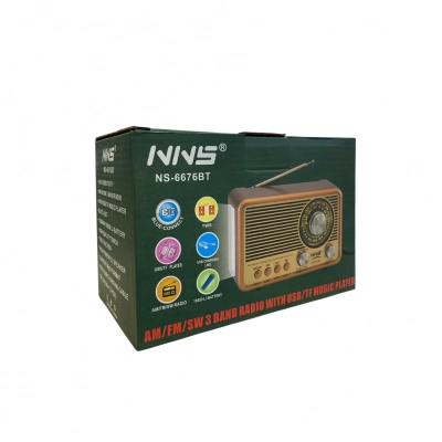 NNS NS-6676BT Nostalji Bluetooth Speaker