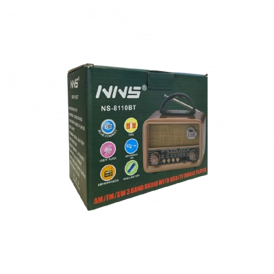 NNS Ns-8110BT Bluetooth Speaker FM AM SW Radyo