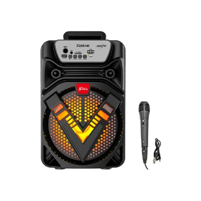 Sing-e ZQS6140 RGB Bluetooth Speaker | 6.5" | Kablolu Mikrofon