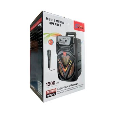 Sing-e ZQS6140 RGB Bluetooth Speaker | 6.5" | Kablolu Mikrofon