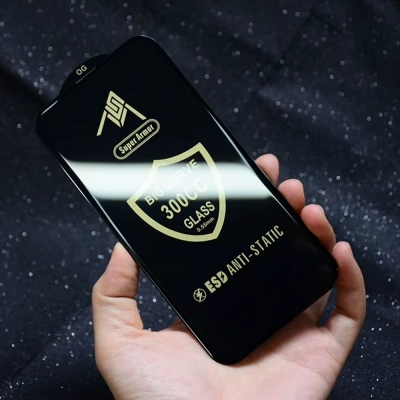 Iphone 15 Pro Max Zırhlı Kırılmaz Dayanıklı Anti Statik Cam | 300cc