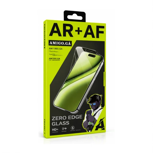 Amigo.Ga Iphone 17 Pro Zero Edge Kenarlıksız Esd Anti Statik HD Kırılmaz Cam