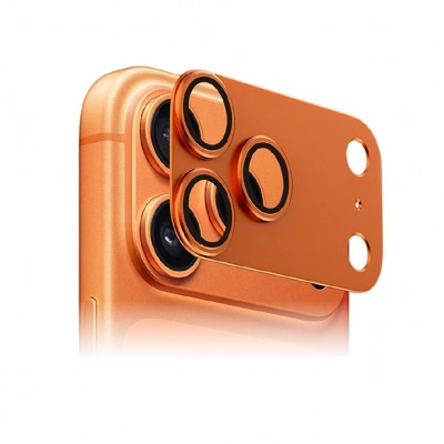 İphone 17 Kamera Çevresini Tam Kaplayan Renkli Metal Kamera Lensi