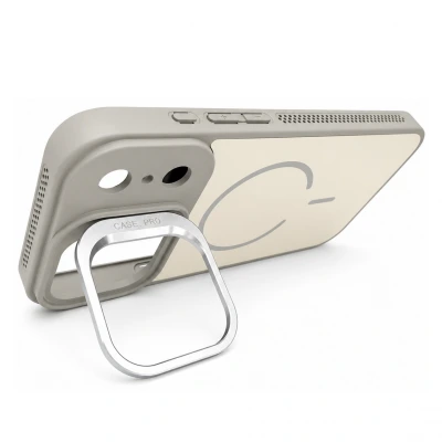 Iphone 11 Self Standlı Magsafe Silikon Kılıf