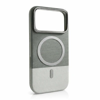 Iphone 17 Pro Max Metal Kamera Çerçeveli Airsoft Silikon | İçi Kadife