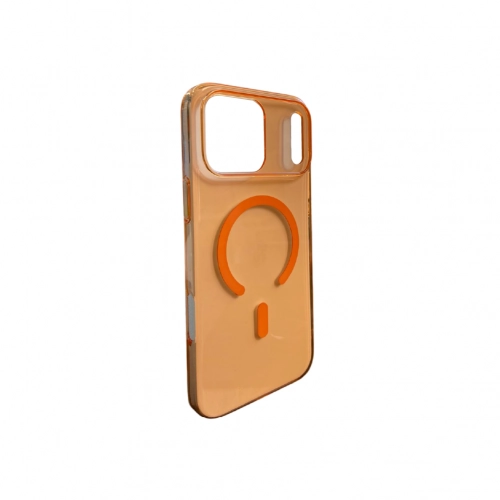 Iphone 17 Pro FRT Renkli Mika Şeffaf Magsafe Kılıf