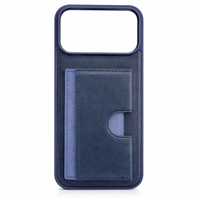 Iphone 11 Stand Kartlıklı Deri Silikon Kılıf | İçi Kadife