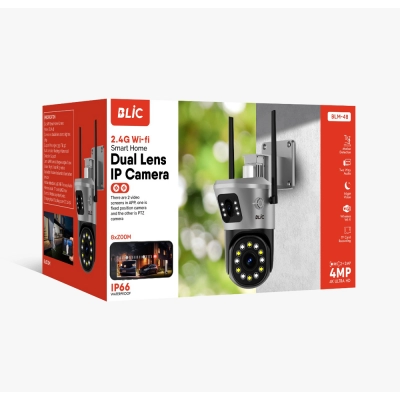 Blic Blm48 Çift Lens 4MP 4K Ultra HD İp Kamera | 8x Zoom Blic Blm48 Çift Lens 4MP 4K Ultra HD İp Kamera | 8x Zoom