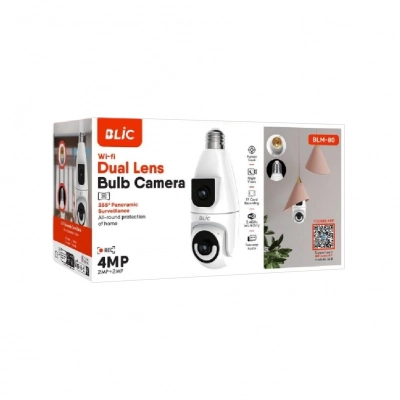 Blic Blm80 Ampul IP Kamera | 4MP Çift Lens