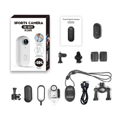 H88 H.265 Wifi 4K Spor Aksiyon Kamerası | 30m Su Altı Koruyucu